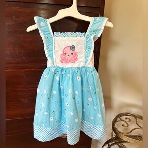 Size 2T Lil Cactus Octopus dress